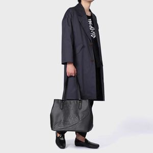 <span class=keywords><strong>Empress</strong></span> dowager cixi Túi đeo nách vai Hobo cho nữ 2024 mùa thu mùa đông mới in hình Saturn Tote Vải Thiều polyester màu đen thời trang - Product Image 4