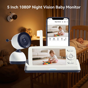 Cámara Inteligente 1080P HD WiFi con Visión Nocturna, Seguimiento por IA, Monitor de Seguridad para Bebés, Cámara WiFi en Red, el Mejor Monitor para Bebés con Cámara - Product Image 1