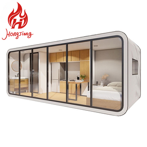 Đúc Sẵn Biệt Thự Prefab Modular Apple Pod Cabin Của Apple Nhỏ Nhà 20 40 Ft Ngủ Container Nhà Viên Nang Nhà Cho Khách Sạn - Product Image 4
