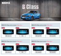 Radio Mobil KLYDE Qualcomm Snapdragon 665 Android 13 dengan GPS dan RGB untuk Mercedes Benz Kelas B 2012-2018 Layar CarPlay 10.25 inci