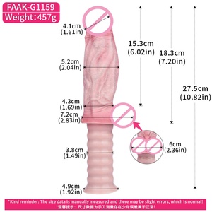 Dildo de Silicona Súper Realista con Agarre Manual, Tapón Anal, Dilatador Anal, Juguetes Sexuales con Asa para Hombres y Mujeres, Tapón Anal Grande para Hombre - Product Image 6