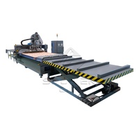 Máquina Router CNC con Alimentación y Descarga Automáticas, Cambiador de Herramientas Automático, Router CNC para Trabajar la Madera y Fabricación de Muebles de Panel