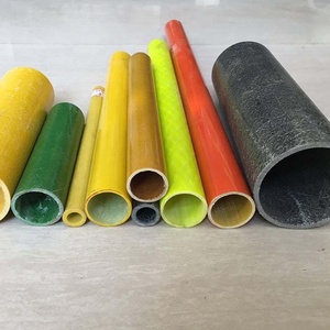 High Strength FRP Fiberglass Profile Round Hollow <b>Rod</b> Glass Fiber Tube - Product Image 4