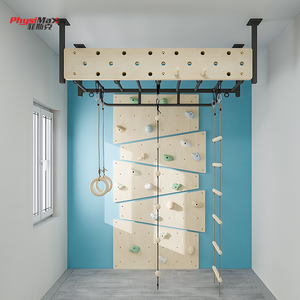 Structure de jeu sensorielle en acier durable avec barres de grimpe, balançoire et équipement d'aventure pour la maison - Product Image 6