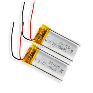 بطارية ليثيوم بوليمر قابلة لإعادة الشحن CE V 30mAh Lipo ISO9001/CE/دورات معتمدة - Product Image 2