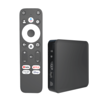 TVbox Google & ncertification Certification S905Y4-DDR4 + Android 14.0 Dual Wifi BT5.0 GTV Android kotak TV terbaru 2GB 32GB