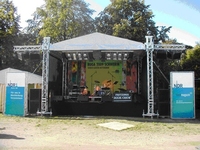 Estructura de Truss de Aluminio de Alta Calidad para Escenarios al Aire Libre, Pantallas LED, Sistemas de Soporte