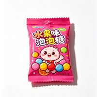 Sachets d'emballage composites à trois soudures latérales haute barrière, impression de logo personnalisée, pour chewing-gum, bonbons et snacks, pochettes plastiques thermosoudables