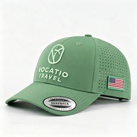 Gorra de Béisbol Bordada en 3D con 6 Paneles, Personalización de Marca, Gorra de Golf para Exteriores de Sarga Oxford, Hecha de Poliéster y Algodón
