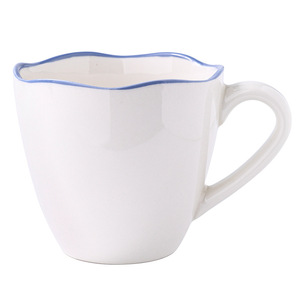 <b>Ceramic</b> Mug Porcelain Petal Shape White Coffee Tea <b>Cup</b> Home Office Use Gift - Product Image 4