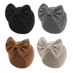 หมวกเด็กแรกเกิด ฤดูใบไม้ผลิและฤดูใบไม้ร่วง ขายดี รุ่นใหม่ แฟชั่น สีพื้น ลายรวงข้าว ผีเสื้อ ผ้าฝ้ายอินเดีย ระบายอากาศได้ดี - Product Image 2