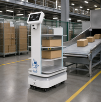 Robot de livraison d'entrepôt, véhicule à guidage automatique, machine de transport de matériaux pour système de manutention logistique en usine