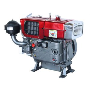 Moteur diesel monocylindre refroidi par eau de 22 CV haute puissance pour l'agriculture, modèle 1115 avec éclairage manuel, certifications de qualité - Product Image 1