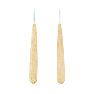 Microcepillos dentales de bambú biodegradables con mango cómodo Tipo L <span class=keywords><strong>Cepillo</strong></span> <span class=keywords><strong>interdental</strong></span> Característica para una limpieza efectiva - Product Image 5