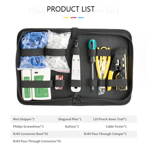 Multifunzione RJ45 cavo Telecom strumento crimpatore Cat7 Cat6 Cat5 passare attraverso il connettore con supporto OEM - Product Image 4