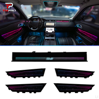 Éclairage d'ambiance complet TMPRO pour voiture, 64 couleurs, contrôlable par application, pour Land Rover Range Rover Velar L560 2017-2025, pièces de rénovation intérieure