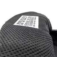 Ruban d'étiquette de revêtement de tissu en nylon TPU thermofusible en gros rouleau d'étiquette de langue de chaussure blanche de haute qualité de 2cm de largeur pour chaussures