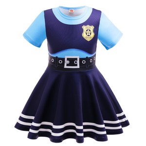 Disfraz de conejo Judy para niños, disfraz de fantasía de Halloween para niñas, trajes para el Día del Niño, vestidos para actuaciones en el escenario escolar - Product Image 3