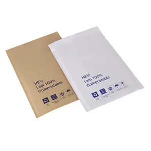 थोक कस्टम A4 आकार डबल परत छत्ते ब्राउन क्राफ्ट पेपर मेलर ब्राउन क्राफ्ट पेपर-गद्देदार लिफाफे मेलर बैग
