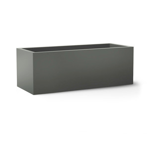 Fioriera rettangolare per tutte le stagioni fioriera zincata moderna utilizzata con fioriera - Product Image 1