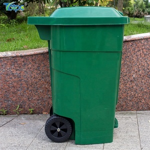 Poubelle de 70l et poubelles à pédale à 2 roues et poubelle à roue verte et poubelles de recyclage <span class=keywords><strong>sur</strong></span> roues - Product Image 5