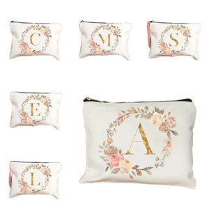 Nouveautés quotidiennes, organisateurs de cosmétiques anti-poussière, rangement, tissu doux au toucher, facile à transporter, poigné<span class=keywords><strong>e</strong></span>, trousse de maquillage - Product Image 1