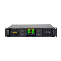 Amplificateur de puissance 2U série AD 2 canaux * 300W-1000W RMS avec transformateur en aluminium plaqué cuivre et écran LCD HD 4,3'' pour scène et spectacles en direct