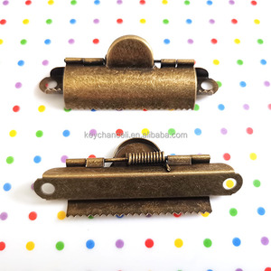 Ancient Office Metal Paper Spring Clip 70mm Antique Brass Bronze Board Binder Mechanism Clamp Toothy Metal Clipboard Dents Clip - Product Image 2