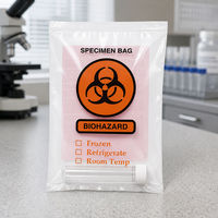 Sac de transport pour échantillons LDPE 9x12 pouces blanc pour archivage extérieur, hématologie, urologie, endocrinologie, neurologie et expédition