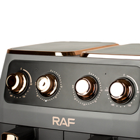 RAF R.5236 Heteluchtfriteuse 2800W 8L Dubbele Korf 360° °   Luchtcirculatie Olie verminderd met 80% Multifunctioneel Gemakkelijk schoon te maken