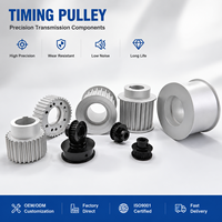 Polea de distribución de aluminio de precisión OEM, polea de transmisión personalizada T10 MXL XL L H S2M 3M 5M 8M S5M S8M 2GT 3GT 5GT
