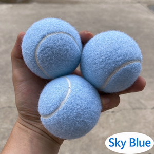 Cheng Yi Colored Macaron <b>Tennis</b> <b>Balls</b> High-Elasticity Rubber Training Beginner Sports <b>Pink</b> Blue Purple - Product Image 4