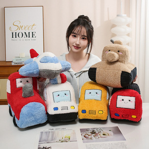 Cuscino Peluche HECION a Forma di Auto, Aereo e Treno, Adorabile Camion dei Pompieri in Peluche per il Sonno e il Comfort dei Bambini - Product Image 2