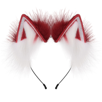 Nouveau Style personnalisé couleur unisexe Anime chat oreilles bandeau en peluche belle fausse fourrure chat renard loup oreilles pour adultes