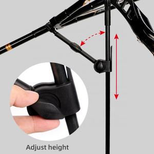 Soporte Plegable para <span class=keywords><strong>Arco</strong></span> <span class=keywords><strong>Recurvo</strong></span> de Caza y Competición CUPID, Color Negro, Material de Fibra de Vidrio - Product Image 6