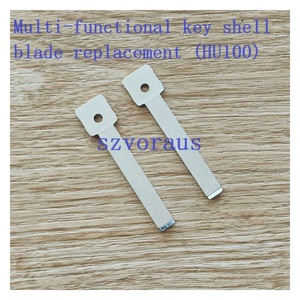 Lames de clés de voiture multifonctionnelles de haute qualité HU100, remplacement de lame de <span class=keywords><strong>clé</strong></span> de voiture, vente en gros - Product Image 2