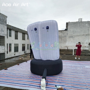 Biểu Tượng Tùy Chỉnh 2.5mh <span class=keywords><strong>Inflatable</strong></span> Điện Thoại Di Động Mô Hình Cho Ngoài Trời Sửa Chữa Điện Thoại Quảng Cáo Làm Của Oxford Chất Liệu Máy Thổi Khí Phụ Kiện - Product Image 5