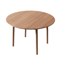 Table de salle à manger nordique moderne à texture personnalisable Bureau en MDF Mobilier de maison stable contemporain avec des motifs scandinaves pour les hôtels