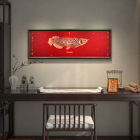 Wohnzimmerdekoration, Gemälde, Banner, Sofas, Hintergrundwände Wandbilder Großartige Kunst Massivholzrahmen Neue Chinesische Handwerkskunst