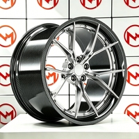 Jantes de voiture pour passagers Maxtera en fibre de carbone forgée sur mesure, style VMP-205, pour G63 AMG BMW Audi Porsche 911 Urus McLaren, jantes en alliage
