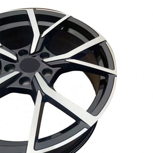 Jantes en alliage d'aluminium à rayons multiples de 18 <span class=keywords><strong>pouces</strong></span>, 5X112 5X100PCD, <span class=keywords><strong>5</strong></span> trous, compatibles avec les voitures particulières VW <span class=keywords><strong>Polo</strong></span> Golf - Product Image 4