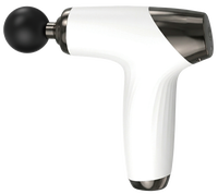 Mini pistolet de massage, masseur à percussion pour tissus profonds de 6 mm, 6 niveaux de vitesse, 4 têtes de massage interchangeables, ABS, portable, rechargeable par USB