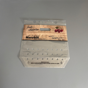 Sacs de protection personnalisés pour fruits et légumes frais avec poignée et fermeture éclair - Product Image 2