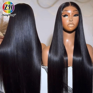 Pelucas de Cabello Humano Virgen Vietnamita con Encaje HD Suizo, Cabello con Cutícula Alineada, Sin Pegamento, Peluca Frontal Completa 360 HD - Product Image 3