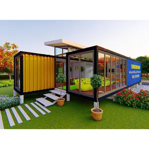 Kamp için modüler ev taşınabilir evler bina mobil villalar deniz kargo konteyneri ev lüks banyo planları