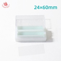Microscope consommable médical couverture verre laboratoire biologie lames de verre Borosilicate Premium Microscope couverture Slip