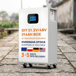 Boîtier métallique extérieur DIY empilable pour stockage de batteries avec onduleur 16S 48V 280AH 300AH 320Ah BMS JK 200A et écran 4,3 pouces - Product Image 1