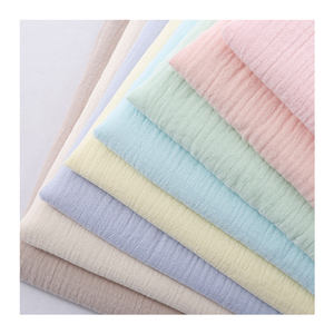 جودة عالية 125GSM 130GSM 40s كريب بيع بالجملة شاش قطن مزدوج لفة من الصين - Product Image 1