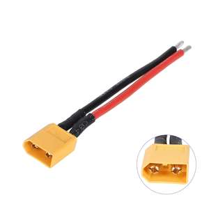 XT60 Male Connector Plug with 10CM 14AWG Silicone Tin Plated Wire Tail Tinned Terminal <b>Battery</b> Connection Adapter <b>Cable</b> - Product Image 6