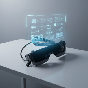 Gafas de Realidad Virtual 3D con Pantalla Gigante de 120 Pulgadas Todo en Uno, Si-OLED 1800nits, Gafas Inteligentes AR, Dioptrías Ajustables para Juegos y <span class=keywords><strong>Películas</strong></span> - Product Image 1